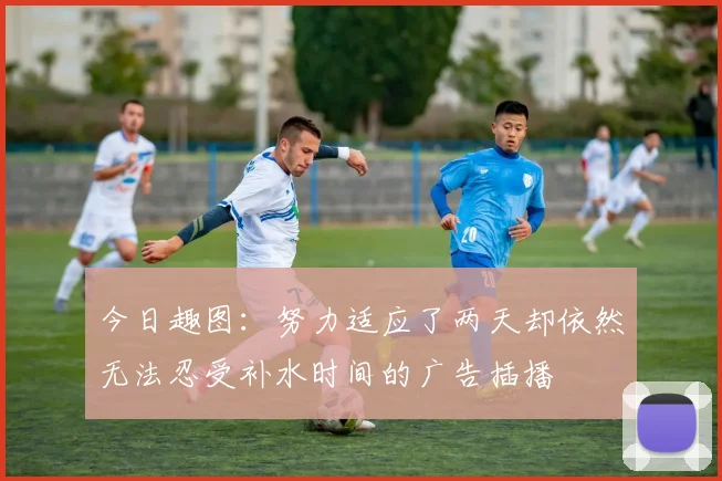今日趣图：努力适应了两天却依然无法忍受补水时间的广告插播